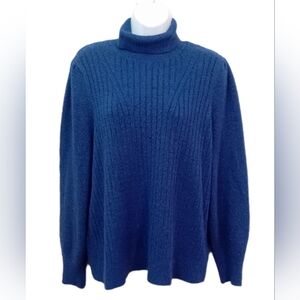 Reitmans Deep Blue Cowl Neck Sweater